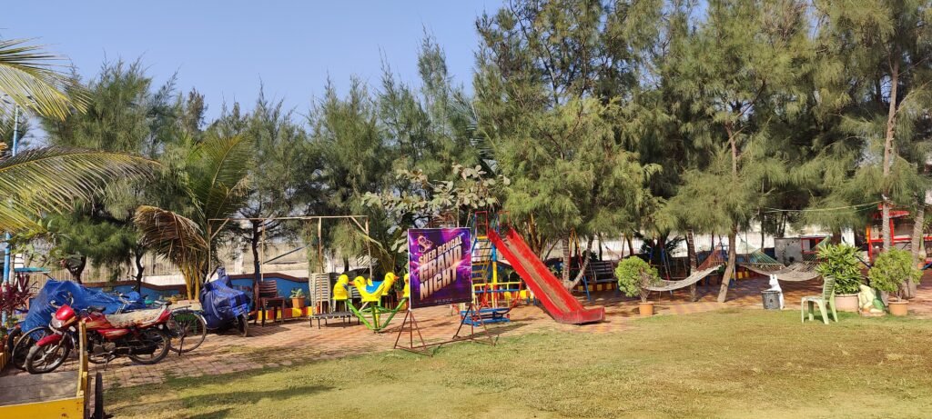Kids' play area at Sher Bengal Beach Resort