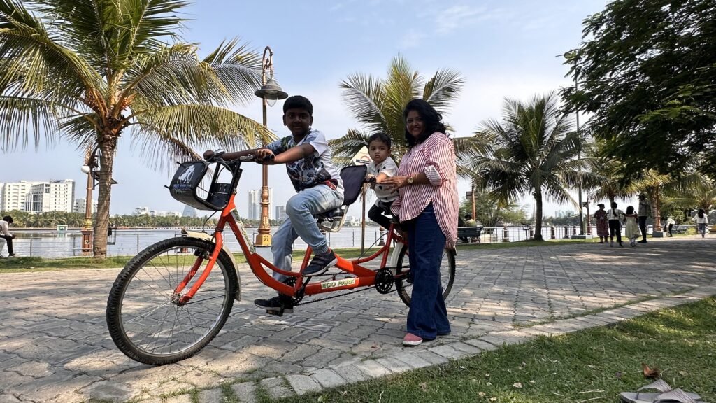 Cycling at Eco Tourism Park Kolkata