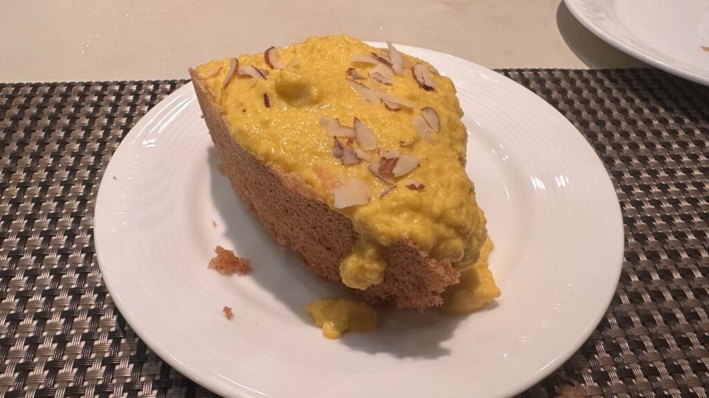 Ghevar and Rabri at Laxmi Mishthan Bhandar