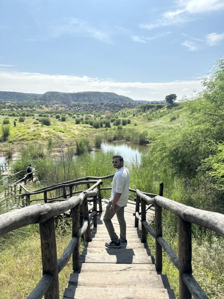 Monsoon at Kishan Bagh Jaipur