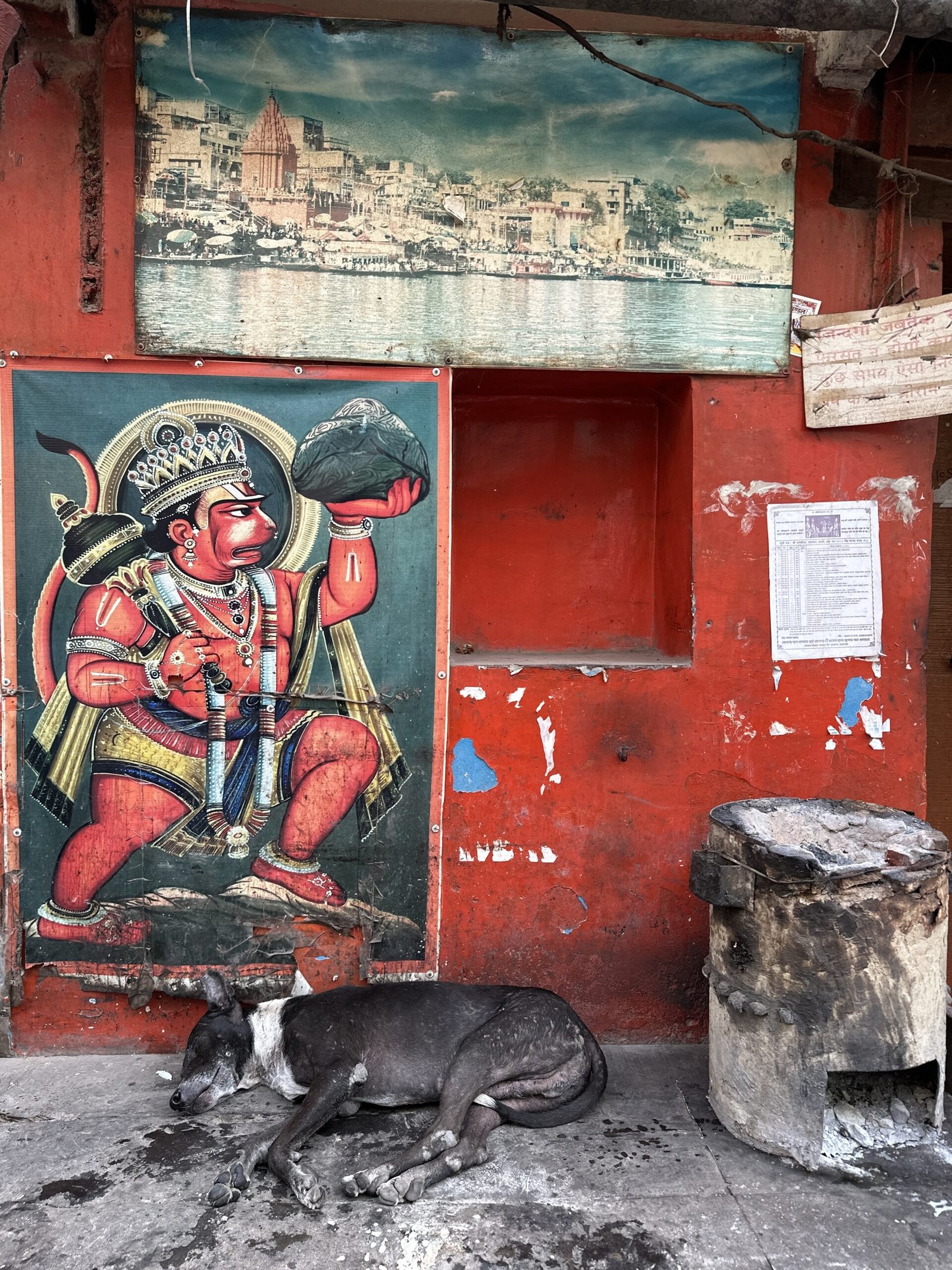 A picture of Hanuman ji clicked in Varanasi