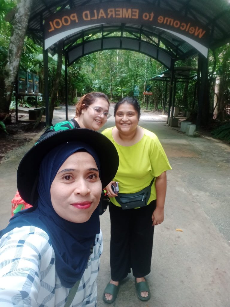 In front of Emerald Pool Krabi