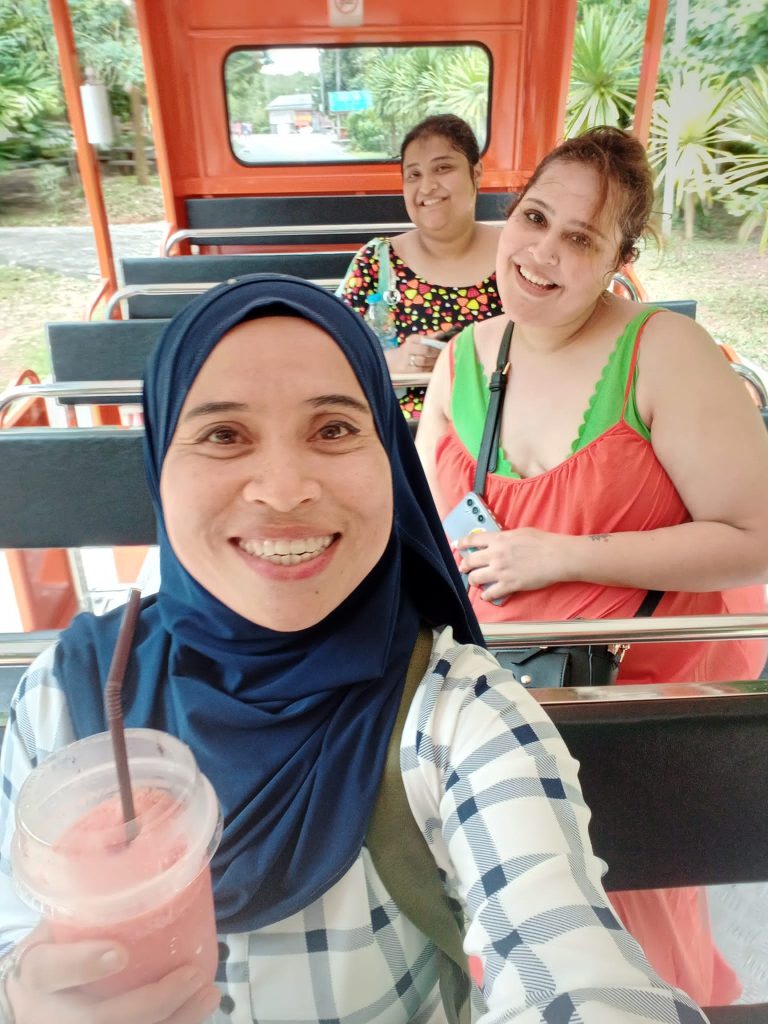 On the way to Hot Springs Waterfall in Krabi