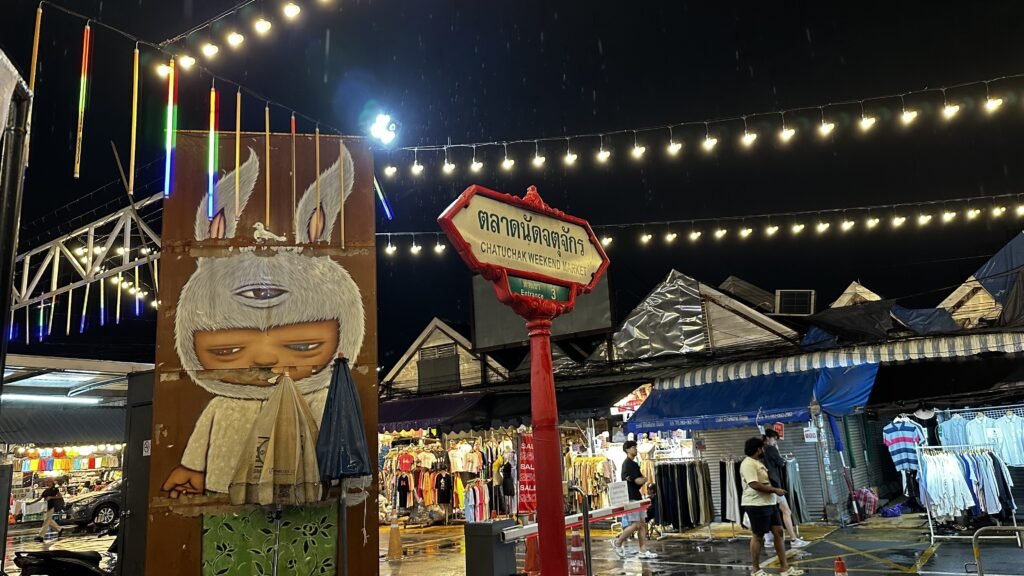 Entering Chatuchak Weekend Market