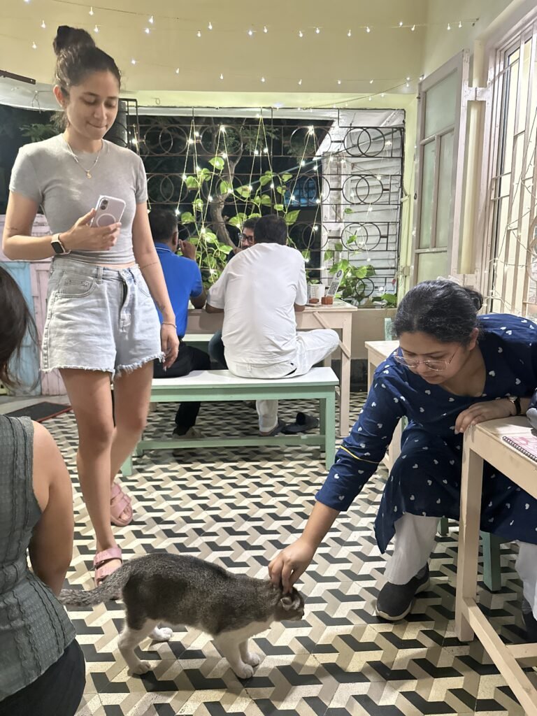 Owner Abhishruti Dutta at Mrs. Wilson's Cafe