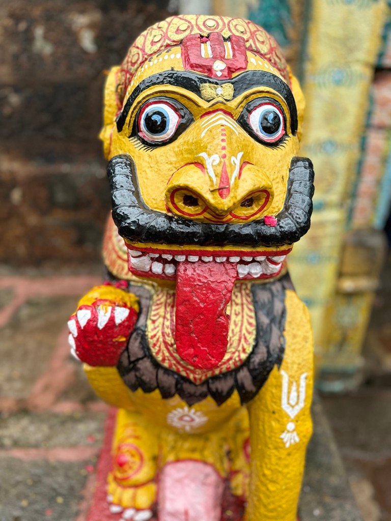 Lion gatekeeper in Odisha temples